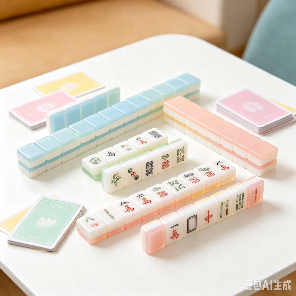 light mahjong set for easy carry