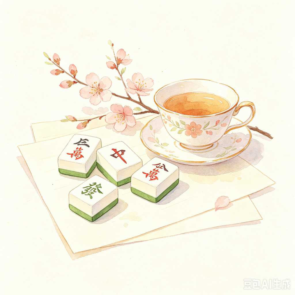 shiny mahjong tiles luxury